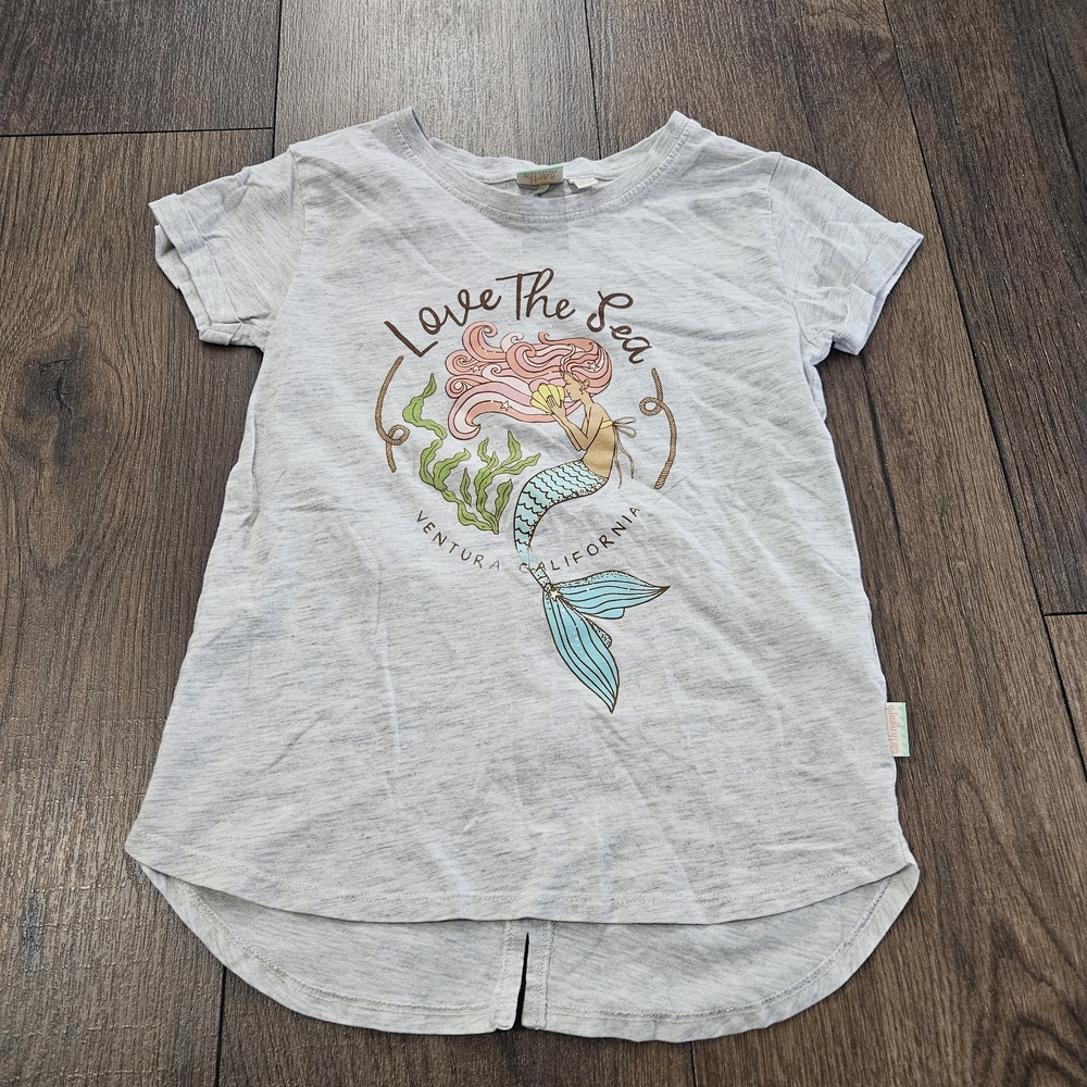 Kid's Earth Nymph Mermaid "Love the Sea" T-Shirt Size 8
